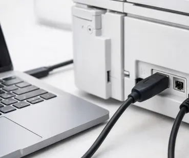 DINIC USB-C auf USB-B Druckerkabel, schwarz, (Printer/Scanner/MIDI) 0,50m